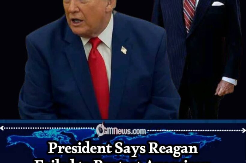 TRADE POLICY: TRUMP CRITICIZES RONALD REAGAN'S ECONOMIC LEGACY WHILE DEFENDING HIS OWN APPROACH