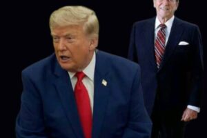 TRADE POLICY: TRUMP CRITICIZES RONALD REAGAN'S ECONOMIC LEGACY WHILE DEFENDING HIS OWN APPROACH