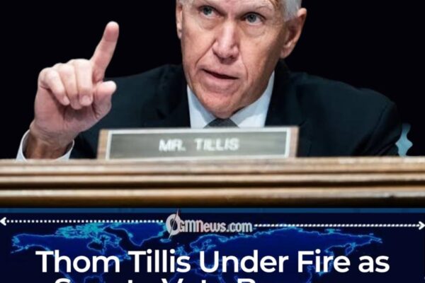 Thom Tillis Faces Pressure as Todd Blanche Video Sparks Fresh Debate