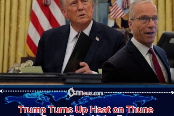 Trump’s SAVE America Act Showdown: White House Turns Up Heat as Thune Faces the Political Pressure Cooker