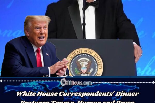 Trump Blends Comedy and Criticism at White House Correspondents' Dinner