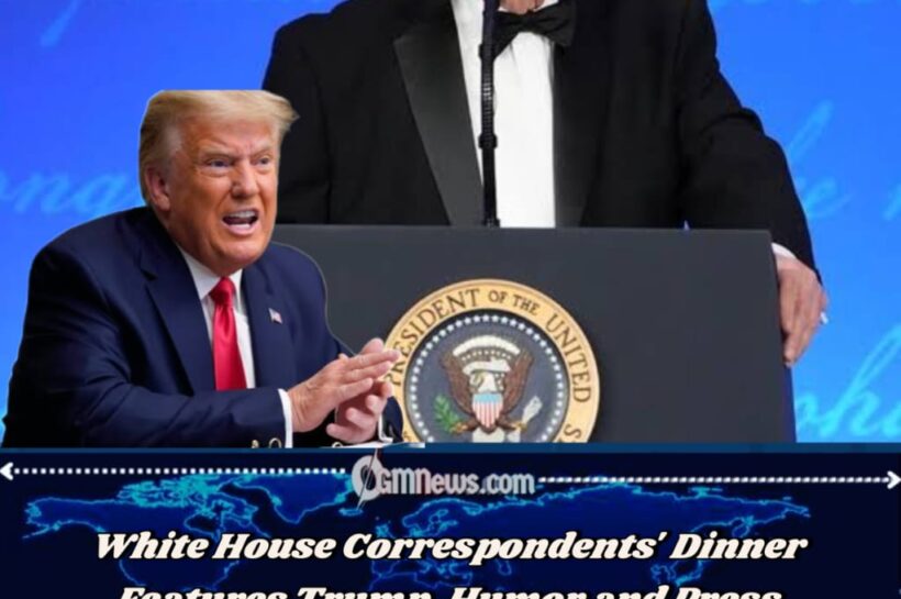 Trump Blends Comedy and Criticism at White House Correspondents' Dinner