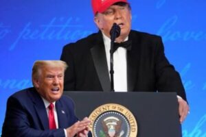 Trump Blends Comedy and Criticism at White House Correspondents' Dinner