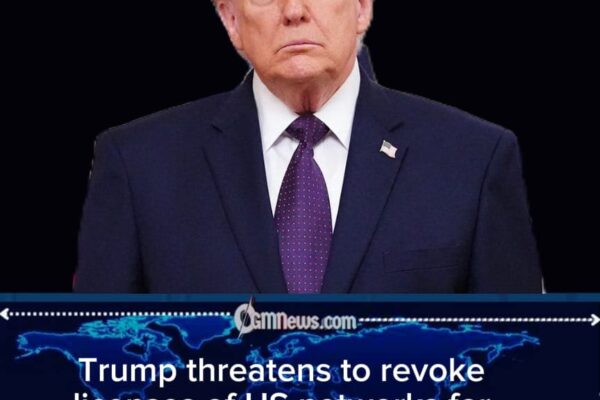 Trump’s TV Showdown: President Threatens Broadcasters After Prime-Time Speech Snub