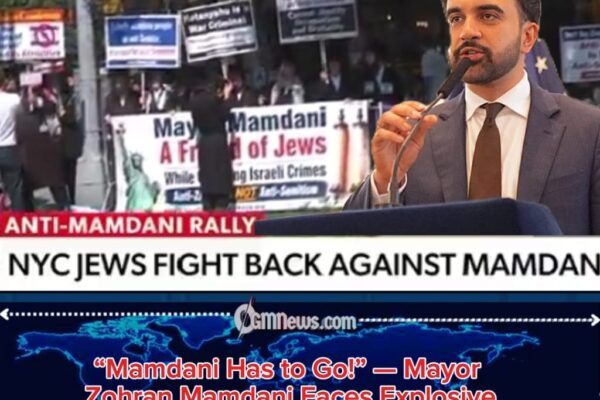 New York City Mayor Zohran Mamdani Faces Furious Protest as Crowds Chant “Mamdani Has to Go” in New York