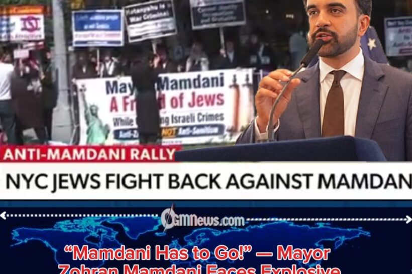 New York City Mayor Zohran Mamdani Faces Furious Protest as Crowds Chant “Mamdani Has to Go” in New York