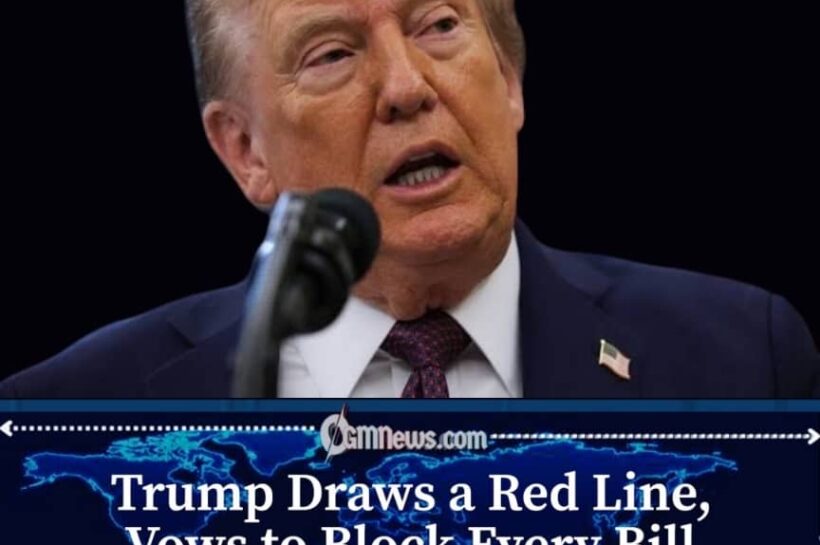 Trump Vows to Block Bills That Favor Democrats