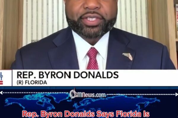 Rep. Byron Donalds Declares Florida “The Best State in America” — Is He Selling Sunshine or a Political Dream?
