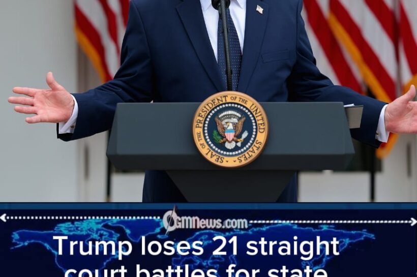 Courtroom Explosive Scoreboard Hits 21-0 as Trump’s Voter Roll Quest Keeps Running Into the Constitution