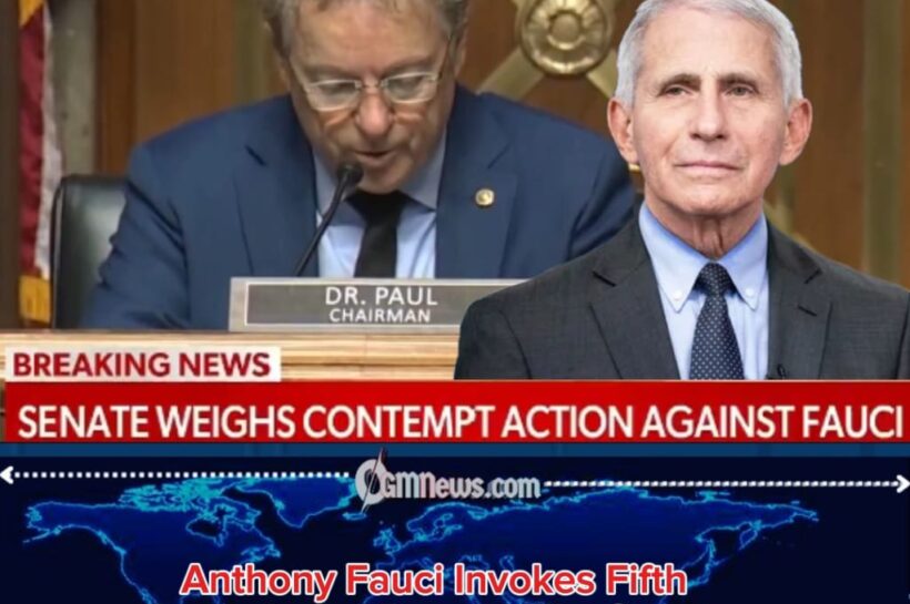 Anthony Fauci Held in Contempt After Invoking Fifth Amendment More Than 100 Times