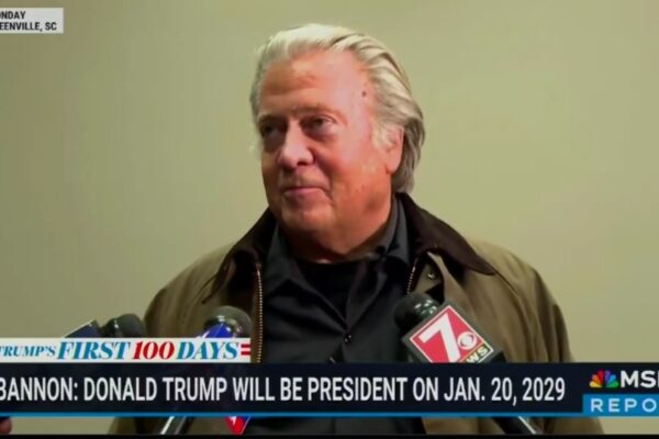Bannon Predicts Trump Will Serve a Third Term in 2029