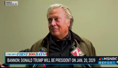 Bannon Predicts Trump Will Serve a Third Term in 2029