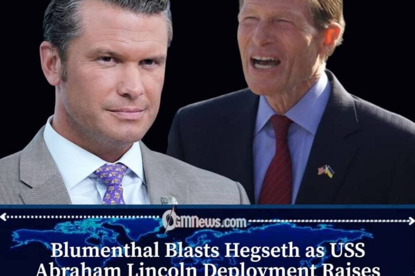 Blumenthal Criticizes Hegseth Over Reports of Sailors Going Overboard
