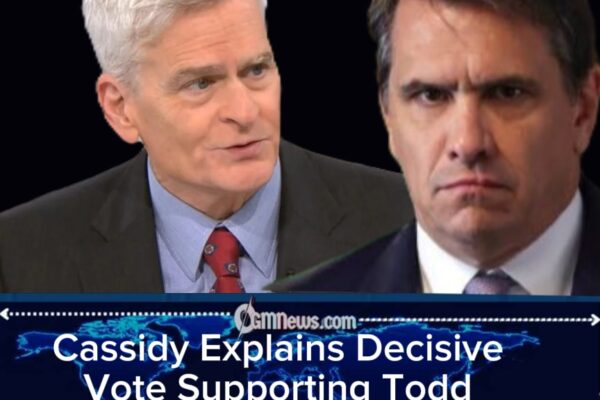 Cassidy Says Blanche Vote Was “Not Black or White” — Washington Discovers the Senate’s Favourite Shade Is Complicated