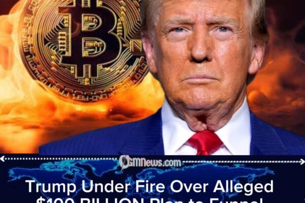 Trump’s $100 BILLION Crypto Scheme Sparks Fury as Critics Warn Taxpayers Could Bail Out Bitcoin Rich