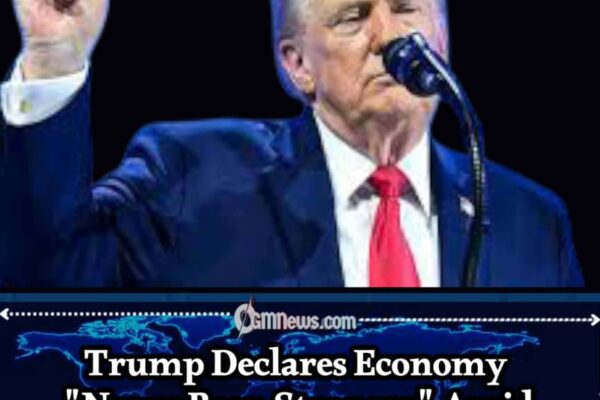 President Donald J. Trump CLAIMS HE WOULD WIN BY 25 POINTS AS HE DECLARES THE ECONOMY "NEVER BEEN STRONGER"