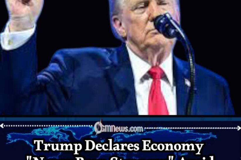 President Donald J. Trump CLAIMS HE WOULD WIN BY 25 POINTS AS HE DECLARES THE ECONOMY "NEVER BEEN STRONGER"