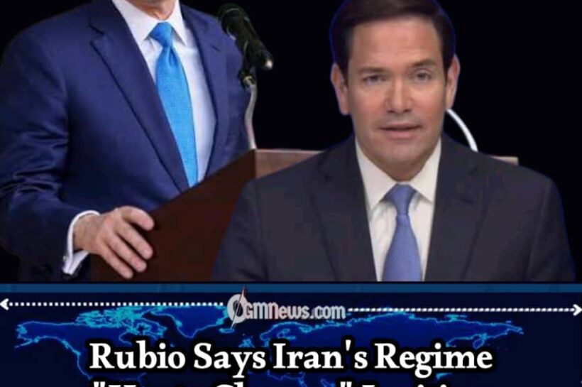 IRAN REGIME: RUBIO SAYS "THE REGIME HAS TO CHANGE" WHILE DISTINGUISHING IT FROM FORMAL REGIME CHANGE