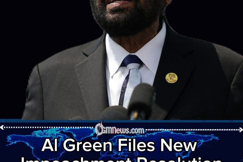 TRY, TRY AGAIN: Al Green Reloads Impeachment Cannon at President Trump as House Exit Draws Near