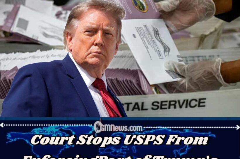Judge Blocks Trump Order Restricting Mail-In Voting