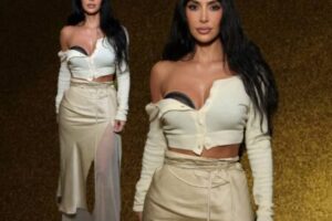 Kim Kardashian Shows Up for Humanity, Leaves Los Angeles Wondering Whether the Dress Code Was “Humanity” or “High Fashion”