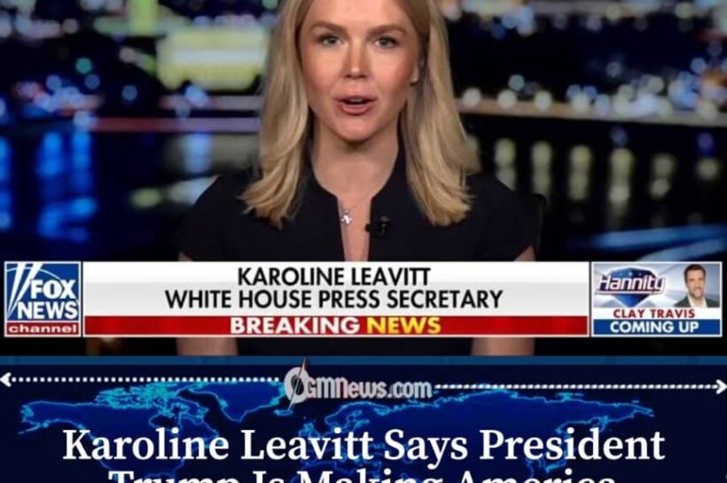 Leavitt Credits Trump With Improving Affordability in America