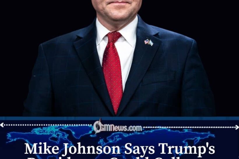 Mike Johnson Warns House Loss Could Hurt Trump's Presidency