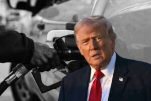 OIL PRICES: TRUMP SAYS IRAN CONFLICT INTERRUPTED FALLING GAS PRICES AS HE PREDICTS FURTHER DECLINES