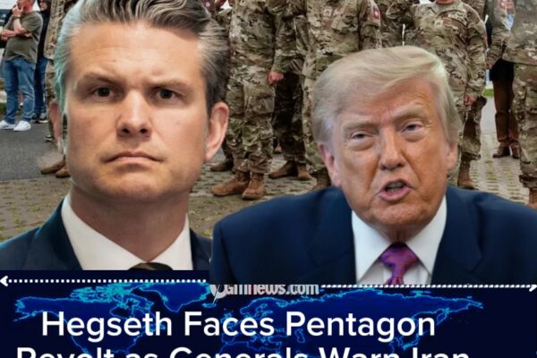 Hegseth Rocked by Pentagon Revolt as Generals Warn Iran War Is Stretching U.S. Military Too Thin