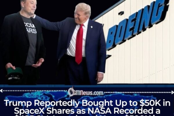 President Donald J. Trump's Stock Trades Land in the Spotlight After Boeing and SpaceX Receive Major Government Awards