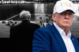TRUMP'S 9/11 OBSERVANCE FOLLOWED BY A RAPID DEPARTURE TO HIS IRELAND GOLF RESORT