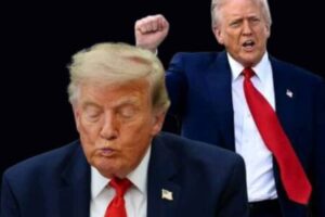 TRUMP SAYS AMERICANS ARE WATCHING GASOLINE PRICES AS HE DEFENDS IRAN POLICY