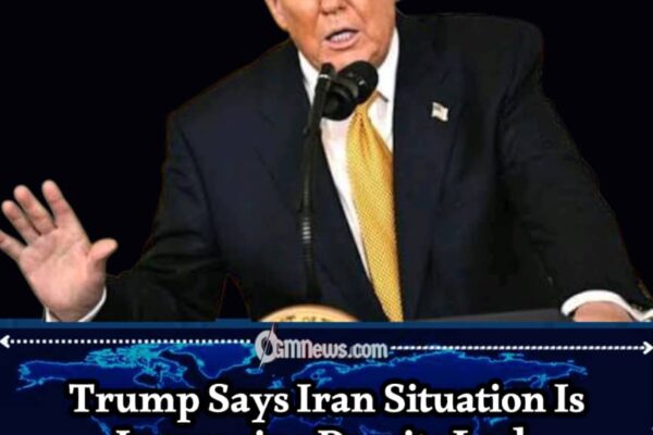 TRUMP SAYS "GOOD THINGS" HAVE ALREADY HAPPENED WITH IRAN—BUT OFFERS NO DETAILS