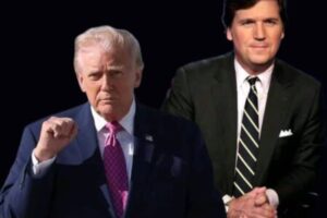 TRUMP ATTACKS TUCKER CARLSON, QUESTIONS HIS INTELLIGENCE AND POLITICAL FUTURE