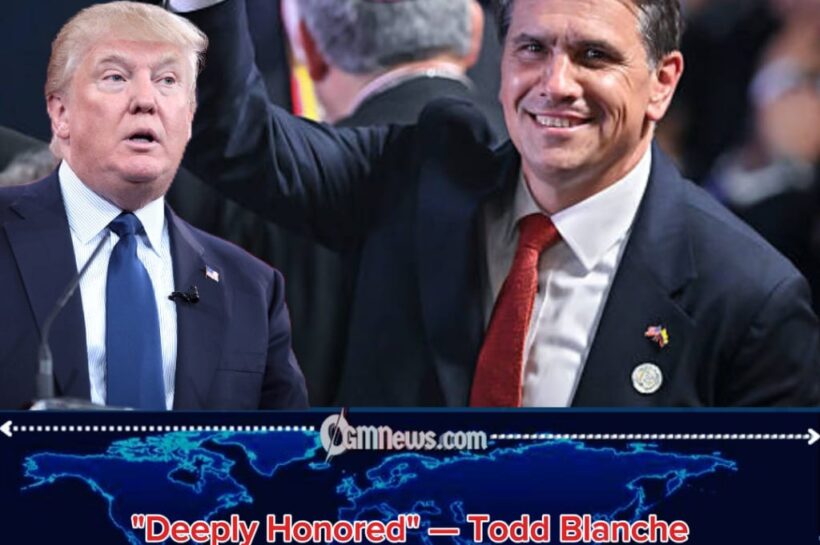 Todd Blanche Takes Over Justice Department After Trump-Backed Confirmation