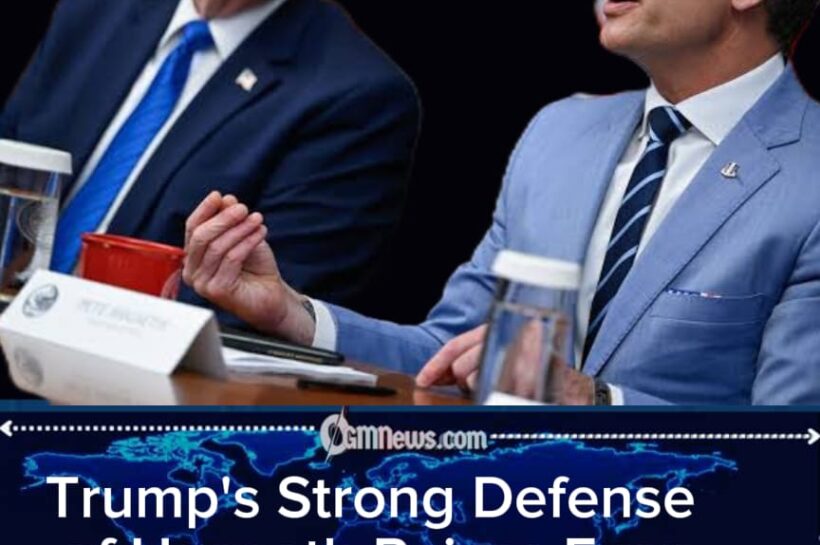 Trump Stands Firm Behind Hegseth Despite Munitions Reports
