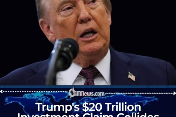 Trump's $20 Trillion Investment Claim Faces a Reality Check as the Numbers Refuse to Cooperate
