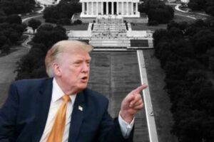 REFLECTING POOL: TRUMP REVIVES VANDALISM CLAIMS AGAINST FORMER OLYMPIAN AFTER FEDERAL CASE WAS DROPPED