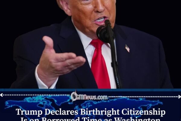 Trump Declares Birthright Citizenship's Days Are Numbered