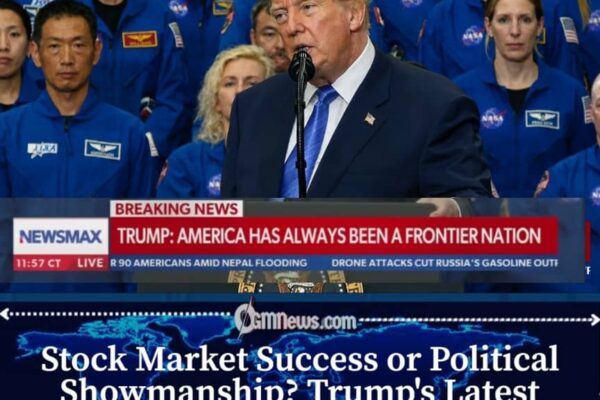 Trump Brags About Stock Market Gains as Silence Follows