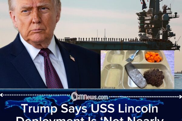 Trump’s ‘Not Nearly Long Enough’ Remark Sparks Fury as USS Lincoln Sailor’s Wife Calls Carrier a ‘Floating Metal Prison’
