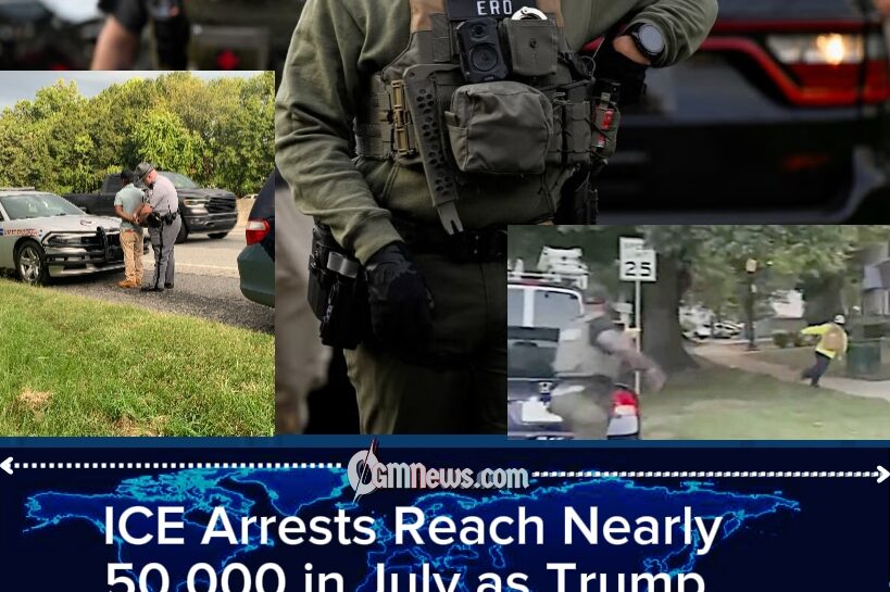 Trump-Era ICE Arrests Surge to Nearly 50,000 in July as Local Police Join Immigration Crackdown