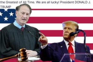 Trump Celebrates Justice Alito Staying on Supreme Court - “One of the Greatest of All Time”