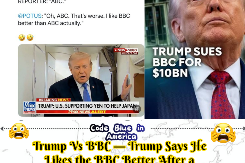 Trump Vs BBC — Trump Says He Likes the BBC Better After a Bruising Courtroom Setback Against the Media Giant
