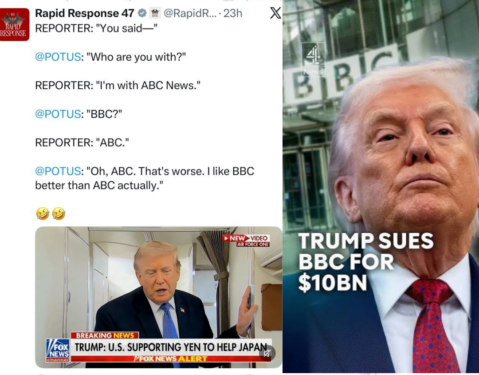 Trump Vs BBC — Trump Says He Likes the BBC Better After a Bruising Courtroom Setback Against the Media Giant