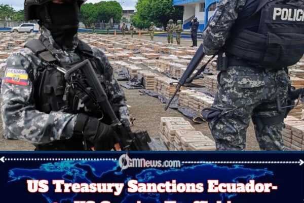 Treasury Hits Ecuador-to-U.S. Cocaine Network as Sanctions Expose a Maritime Pipeline to American Streets