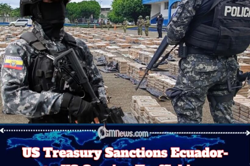 Treasury Hits Ecuador-to-U.S. Cocaine Network as Sanctions Expose a Maritime Pipeline to American Streets