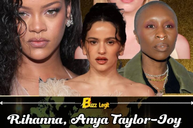 Celebrity Traffic Jam as Rihanna, Anya Taylor-Joy, Cynthia Erivo and Rosalía Storm the Front Row In Paris Fashion Week