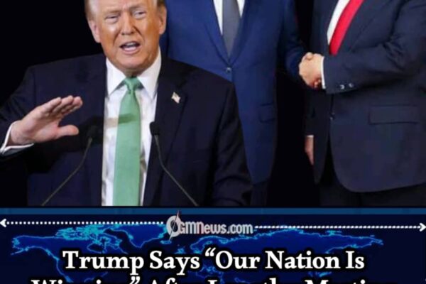 Donald Trump Says “Our Nation Is Winning” After “Incredible” Meeting With Xi Jinping