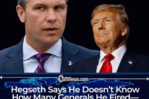 Hegseth Says He Doesn’t Know How Many Generals He Fired — Senator Says, ‘It’s Eight,’ Hegseth: ‘With the President’s Approval’